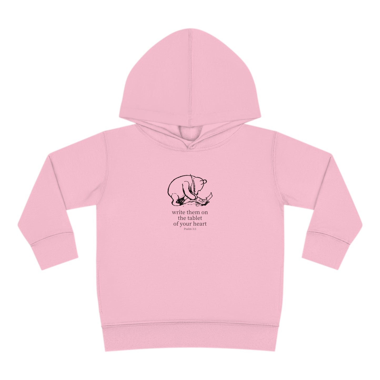 Write on the Tablet of Your Heart Toddler Hoodie