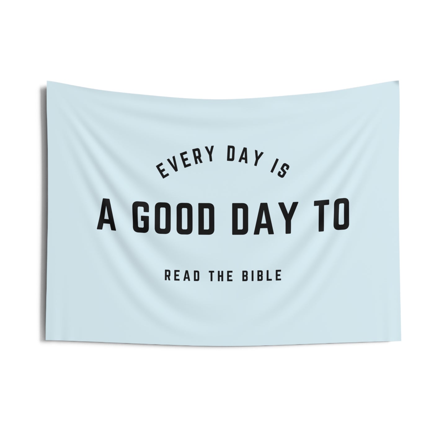 A Good Day to Read The Bible Wall Tapestry (Baby Blue)