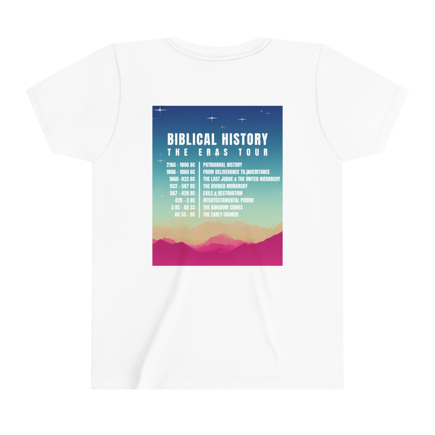 Biblical History Eras Tour Youth Tee