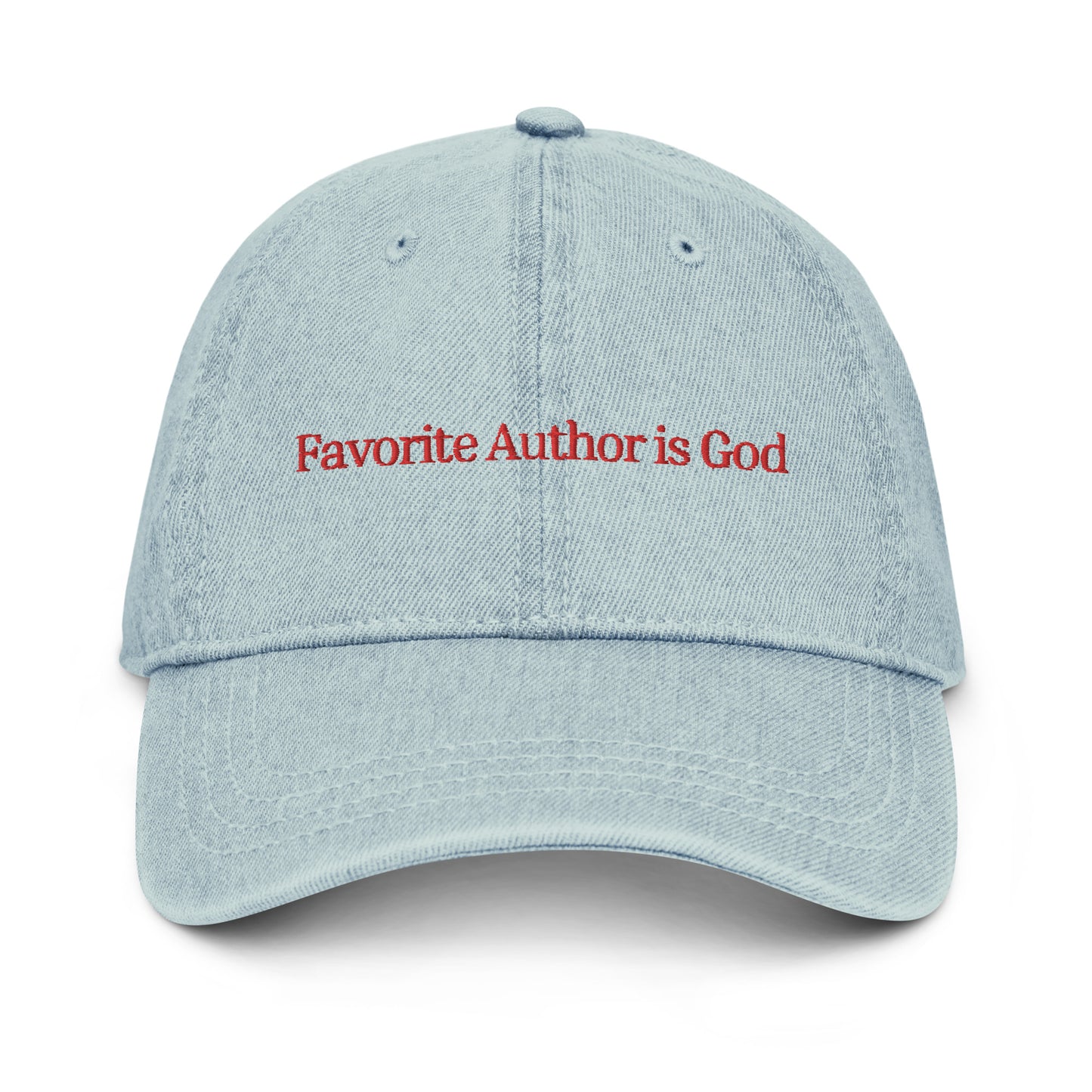 Favorite Author Denim Cap