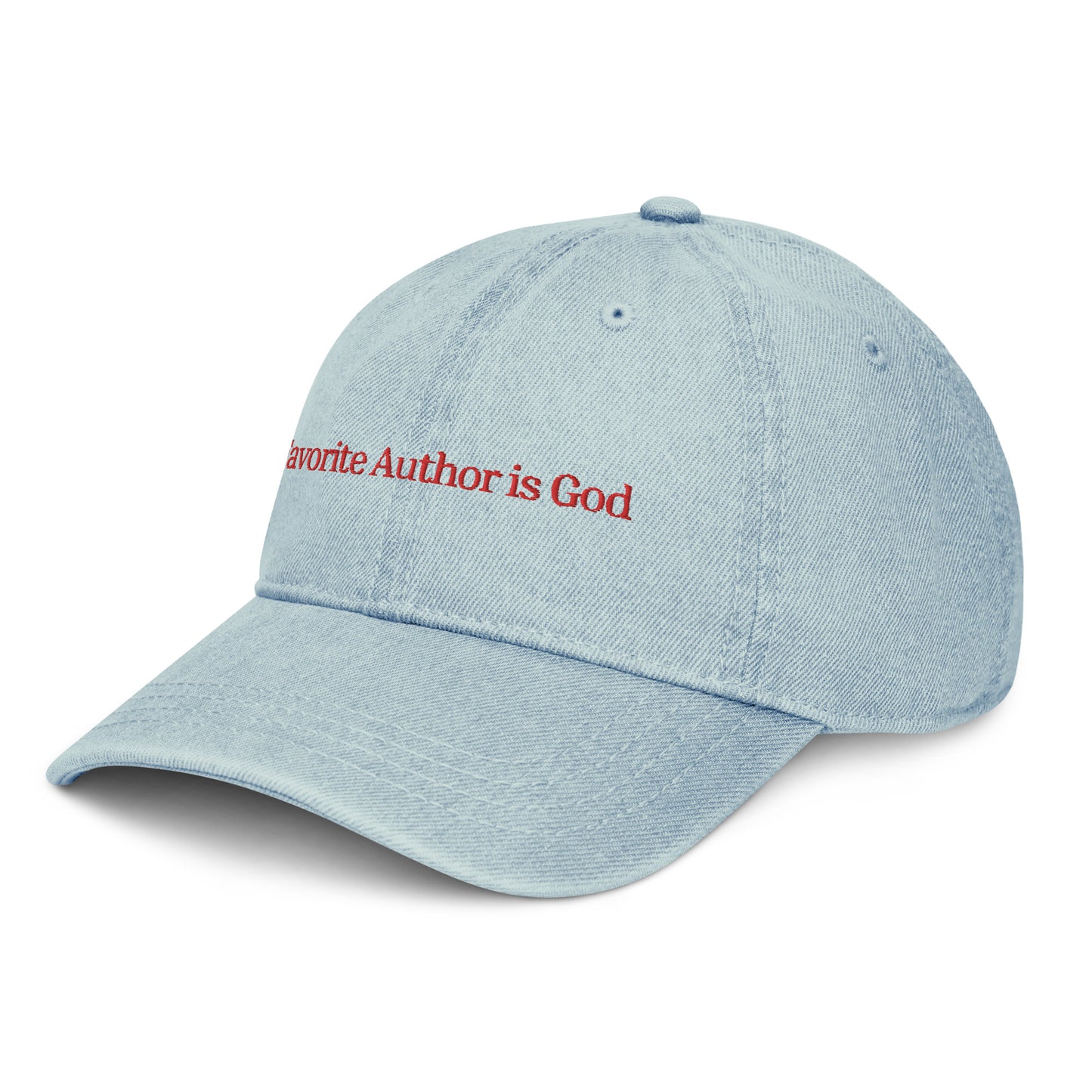 Favorite Author Denim Cap