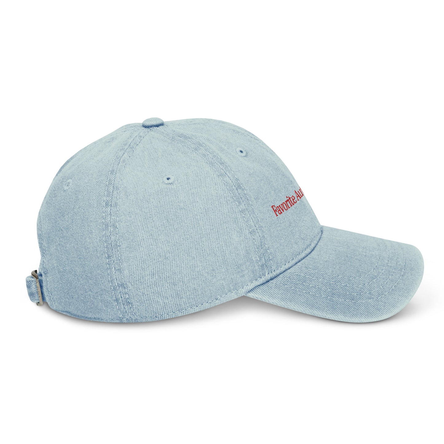 Favorite Author Denim Cap