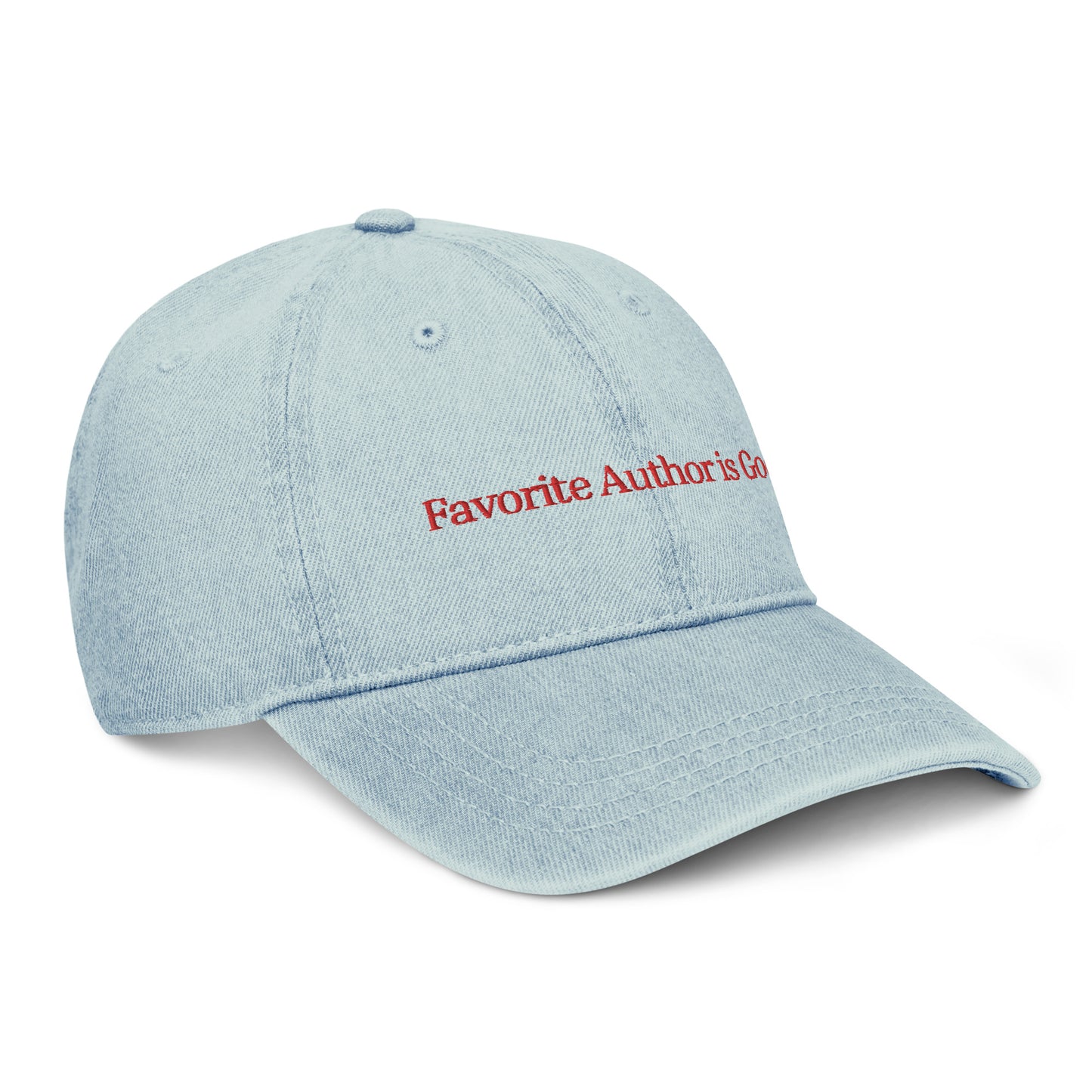 Favorite Author Denim Cap