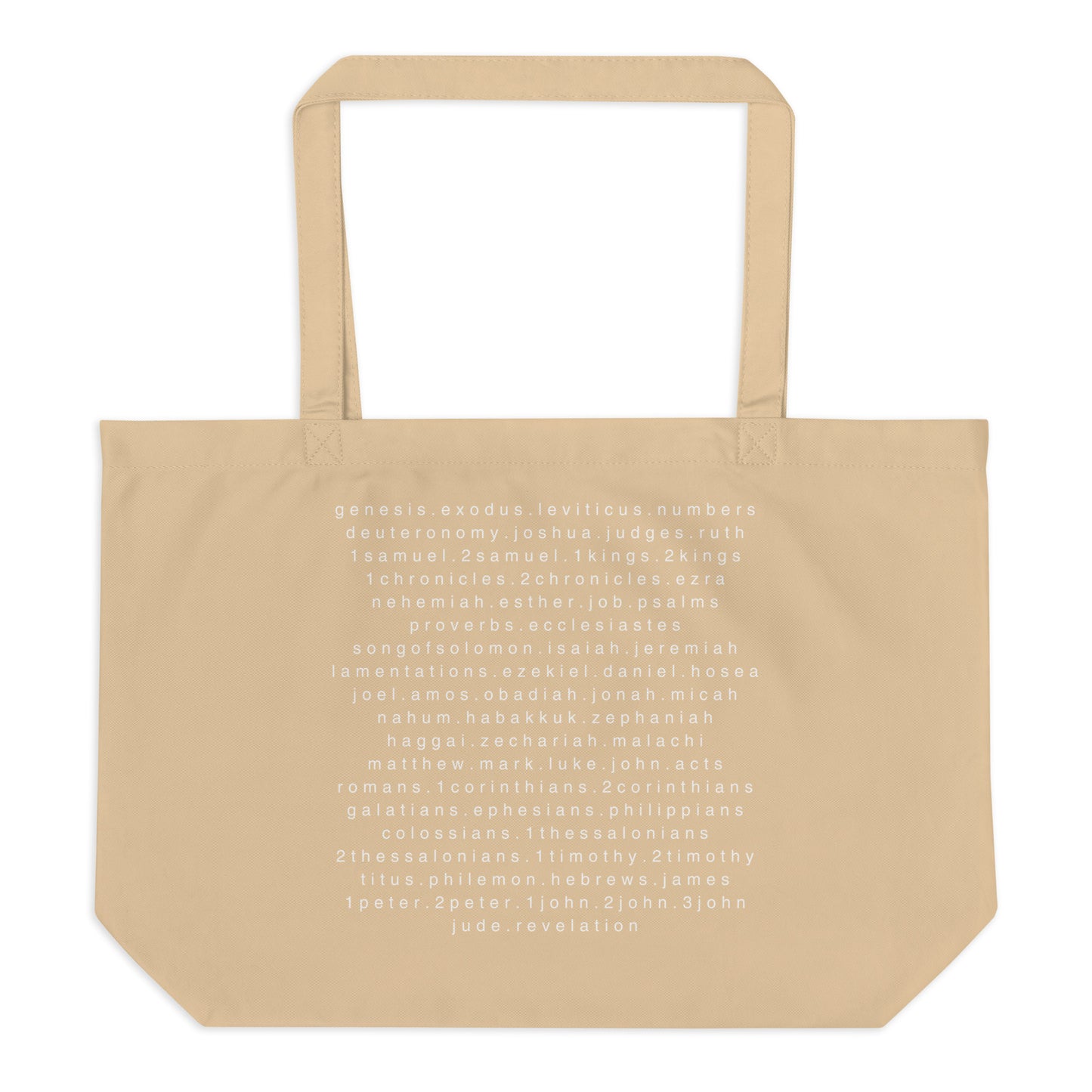 Large In the Beginning Tote Bag